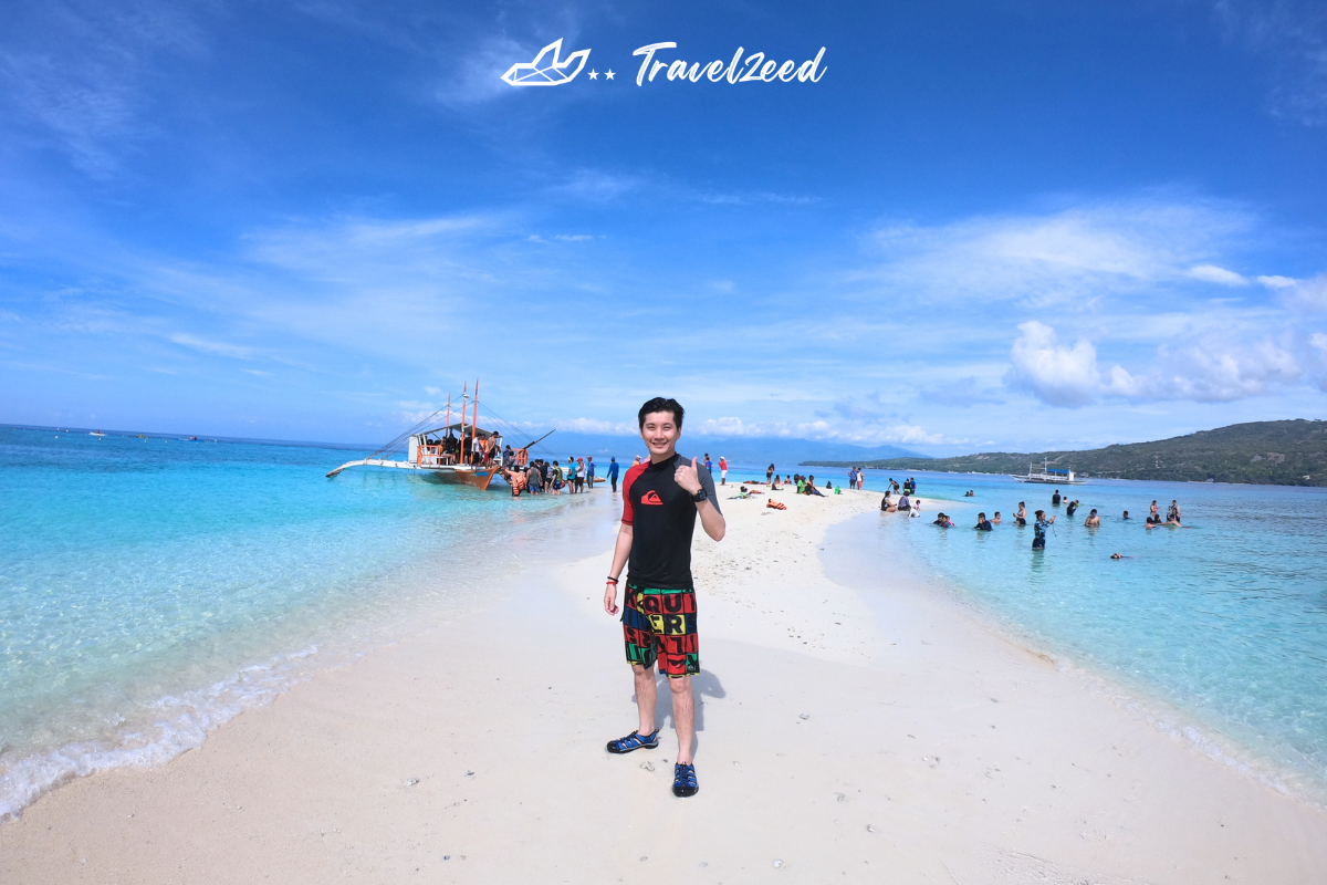 Sumilon Sandbar in Cebu