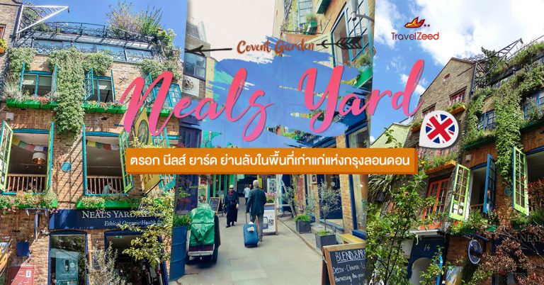 Neals Yard ตรอก นีลส์ ยาร์ด ย่านลับในพื้นที่เก่าแก่แห่งกรุงลอนดอน