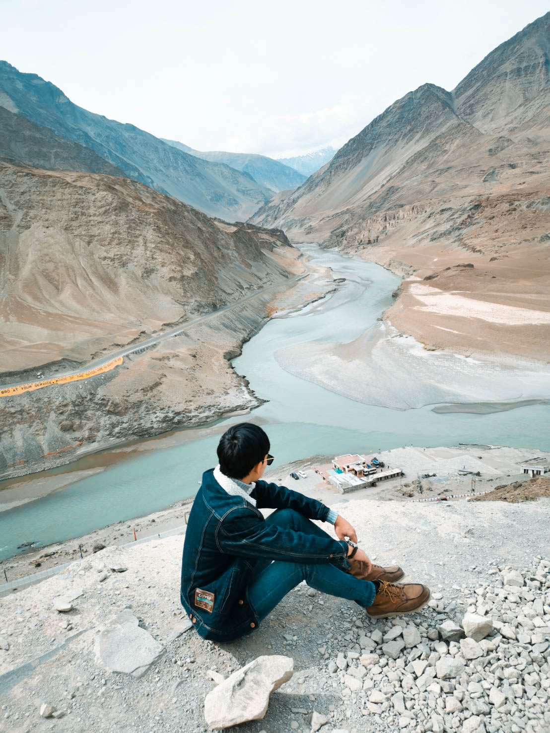 จุดตัดแม่น้ำสินธุและซันสการ ทัวร์เลห์ ลาดักห์ เที่ยวเลห์ ลาดักห์ Leh Ladakh Tour leh ladakh