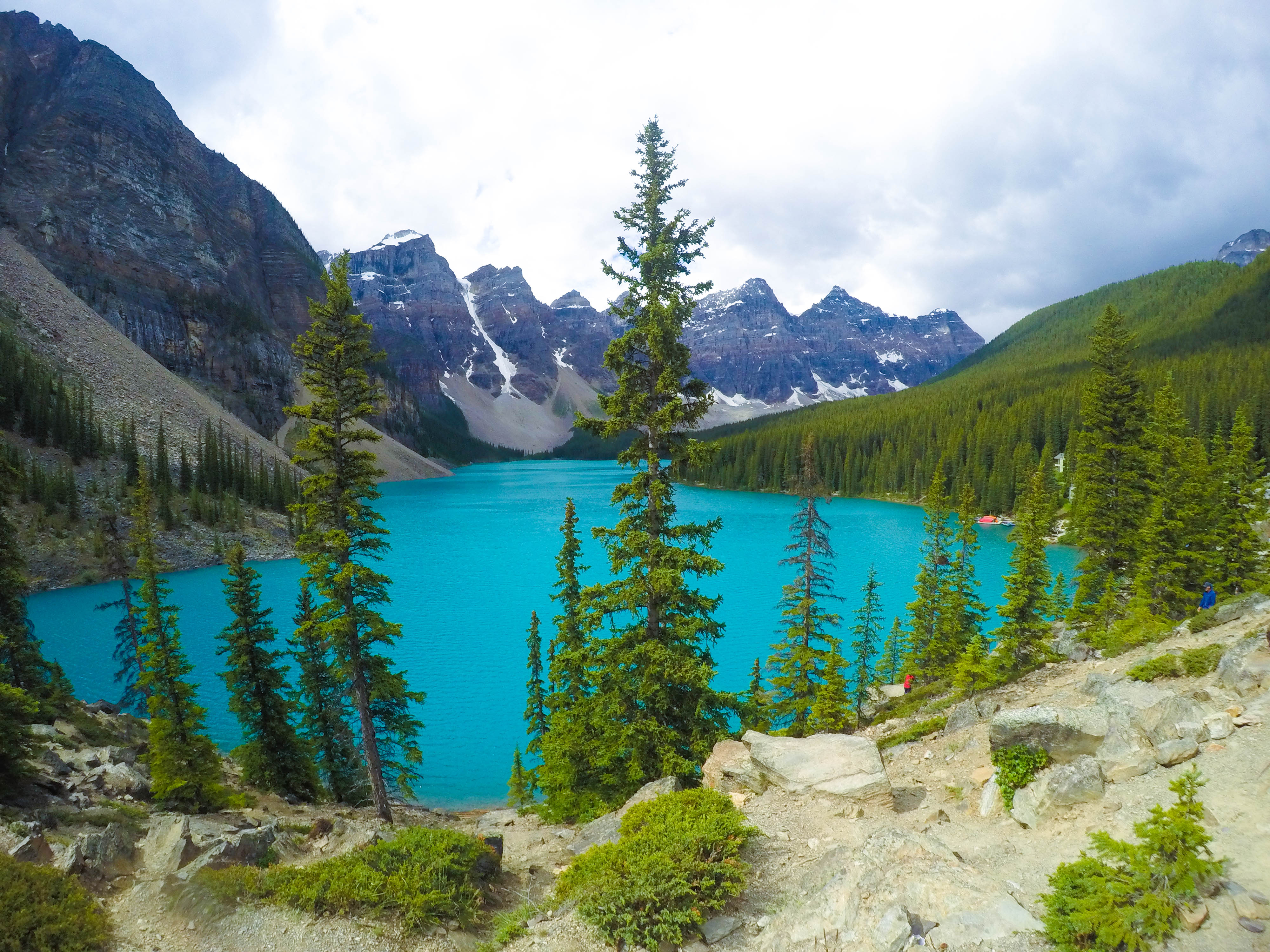 Moraine Lake เที่ยวแคนาดา ทัวร์แคนาดา