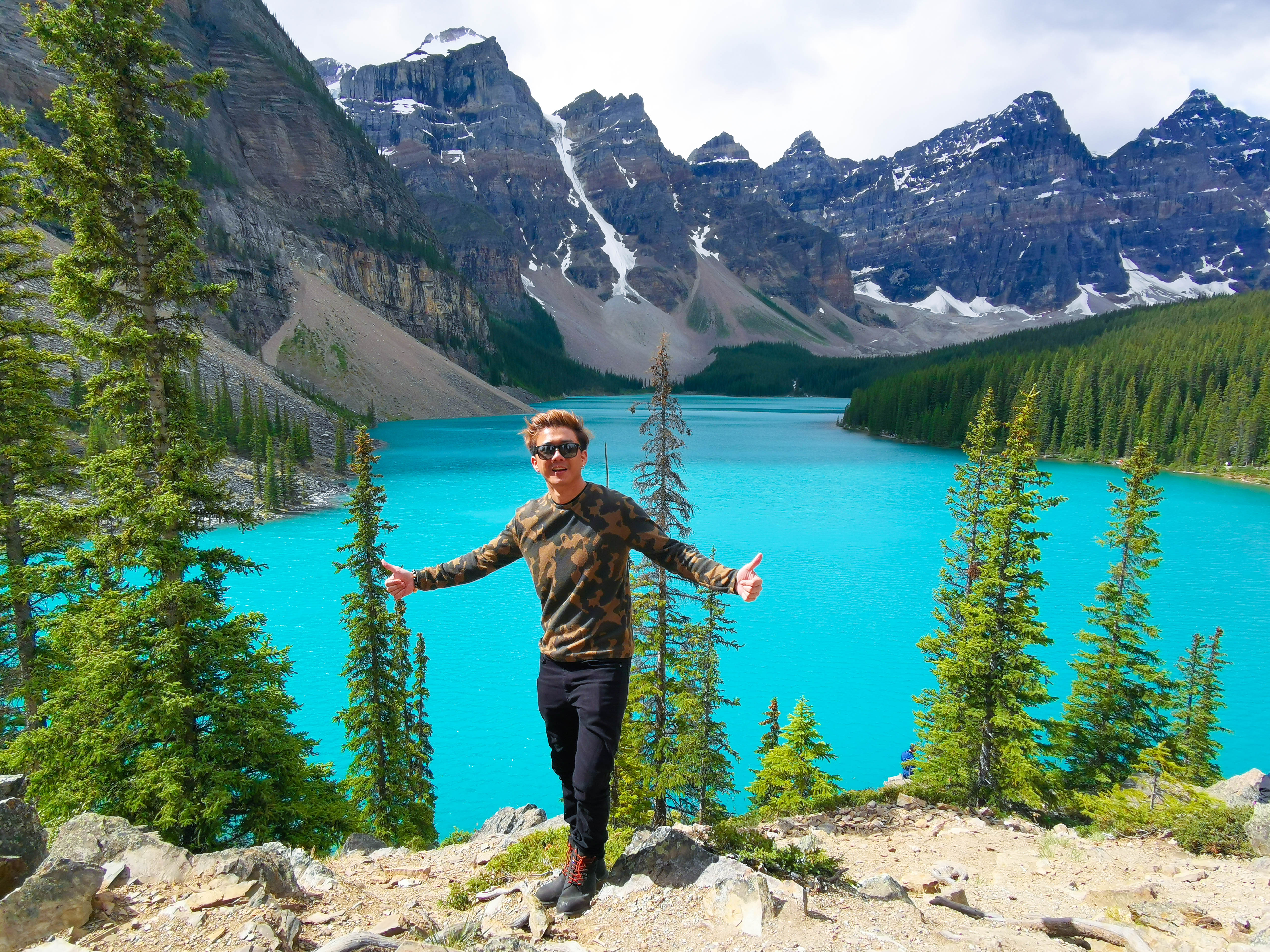 Moraine Lake เที่ยวแคนาดา ทัวร์แคนาดา