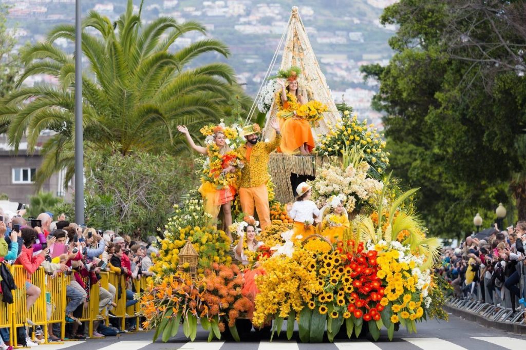 เทศกาลดอกไม้ Madeira Flower Festival โปรตุเกส