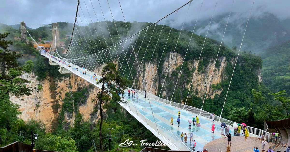 สะพานกระจก Zhangjiajie Glass Floor Bridge