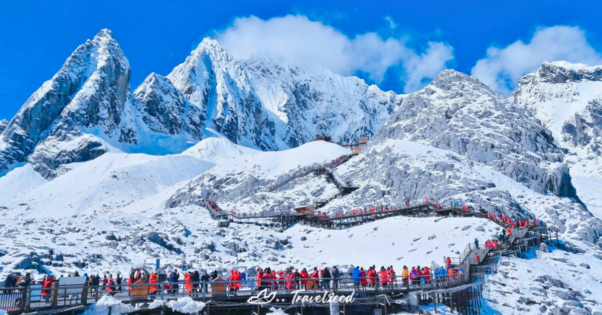 ภูเขาหิมะมังกรหยก Jade dragon snow Mountain