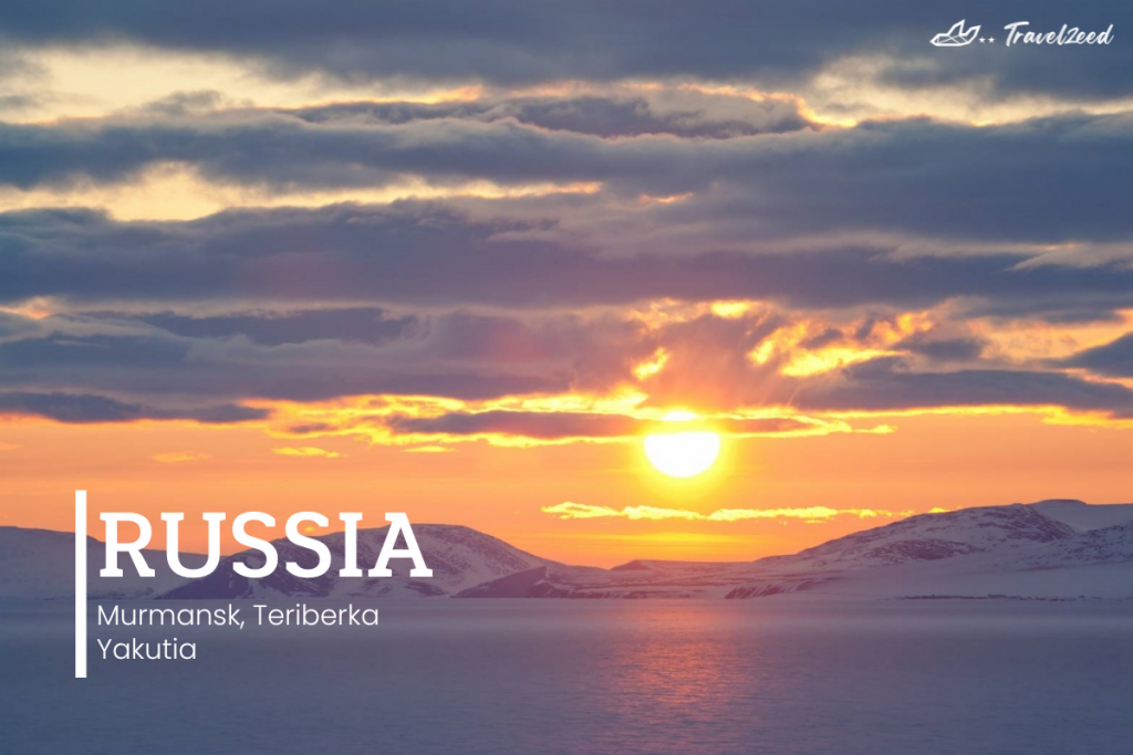 russia midnight sun