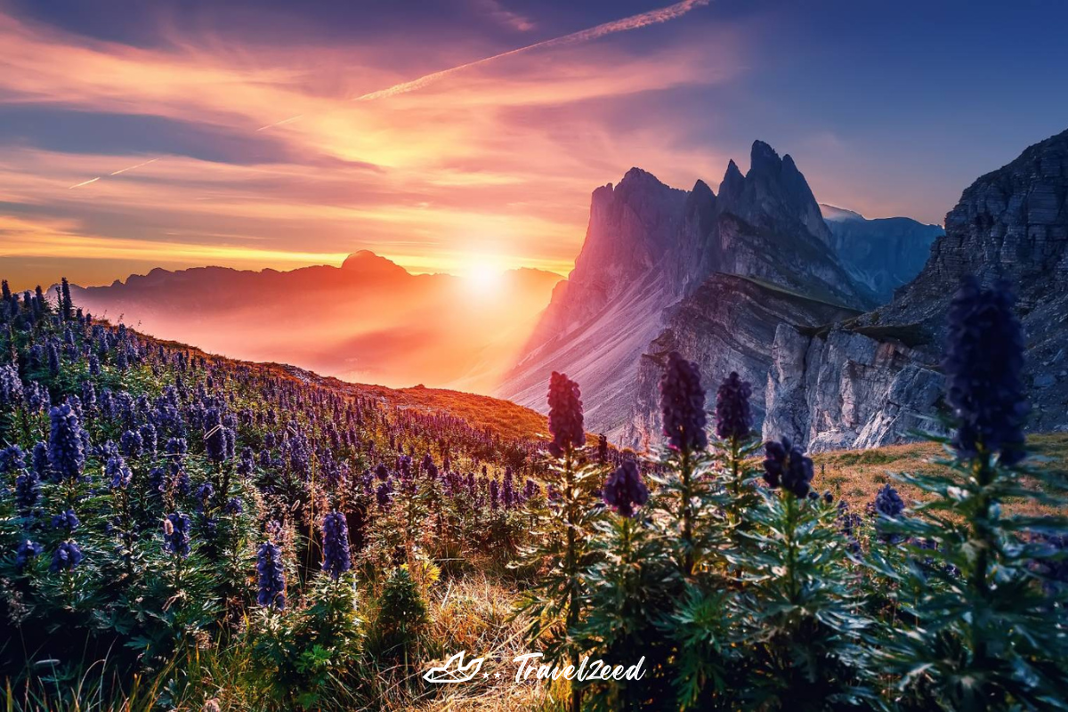 เทือกเขาโดโลไมท์ (Dolomites)
อุทยานแห่งชาติโดโลไมท์ (Dolomite National Park)