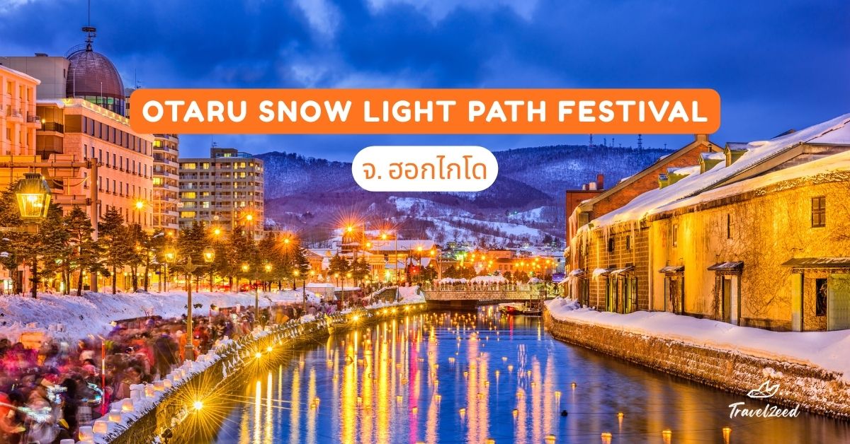 Otaru Snow Light Path Festival จ. ฮอกไกโด