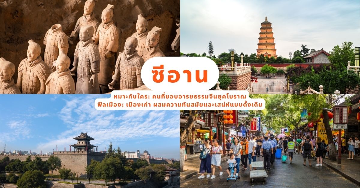 เที่ยวจีนครั้งแรก แนะนำซีอาน เมืองหลวงแห่งเส้นทางสายไหม เหมาะสำหรับมือใหม่ที่ชอบวัฒนธรรม