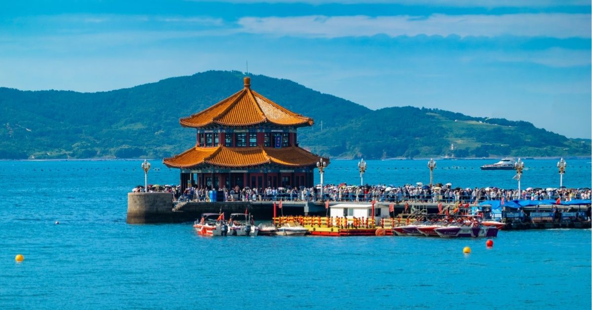 แนะนำที่เที่ยวชิงเต่า เดือนกันยายน ท่าเรือจ้านเฉียว