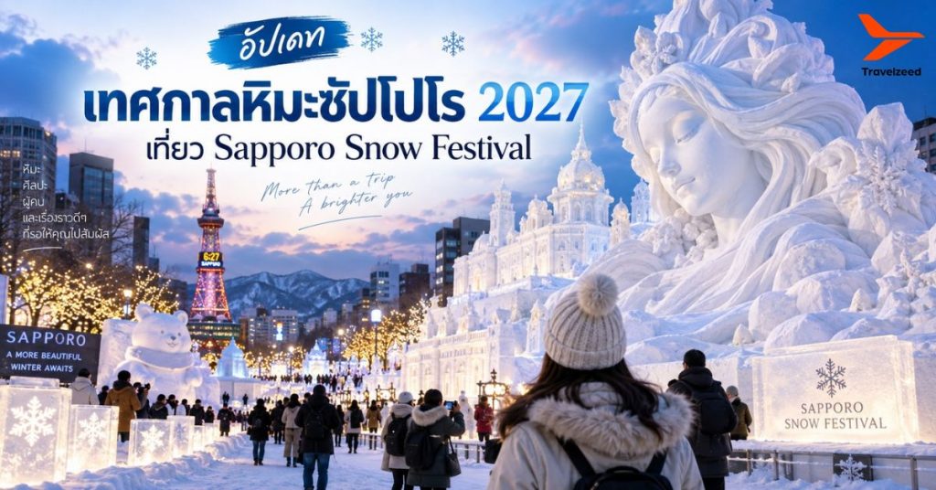 เทศกาลหิมะซัปโปโร 2027 (Sapporo Snow Festival) เทศกาลฤดูหนาวสุดอลังการแห่งฮอกไกโด