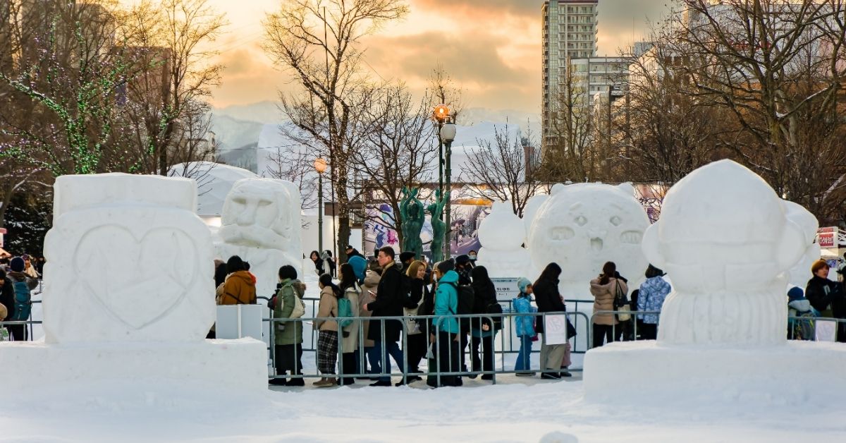 เทศกาลหิมะซัปโปโร หรือที่คนญี่ปุ่นเรียกว่า ซัปโปโร ยูกิมัตสึริ (Sapporo Yuki Matsuri)