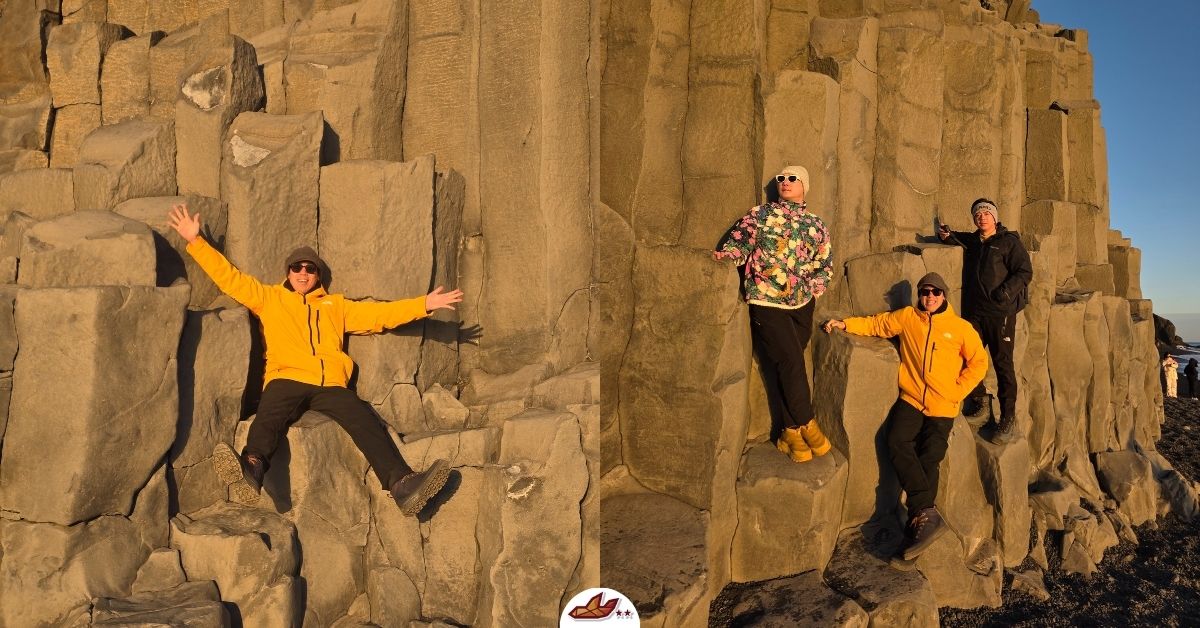 เสาหินบะซอลต์ทรงหกเหลี่ยม เรย์นิสฟยาร์ดรา