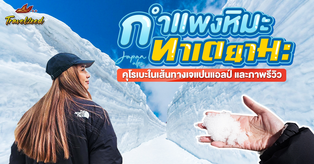 กำแพงหิม ญี่ปุ่น เส้นทาง Tateyama Kurobe Alpine