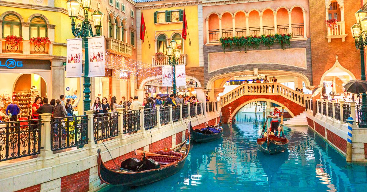 The Venetian Macau แหล่งช็อปปิ้งและเช็กอินระดับโลก