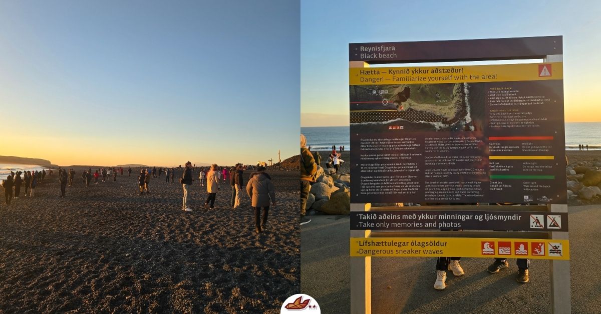 ข้อควรระวัง ชายหาดเรย์นิสฟยาร์ดรา