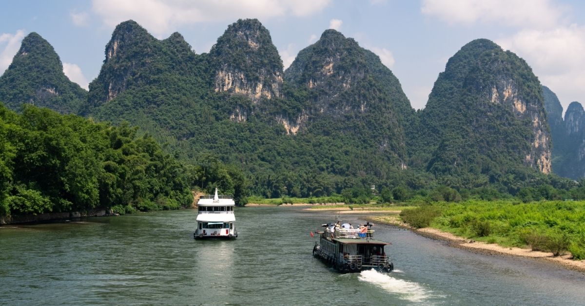 ล่องเรือชมแม่น้ำหลี่เจียง เส้นทางตั้งแต่กุ้ยหลินจนถึงหยางซั่ว