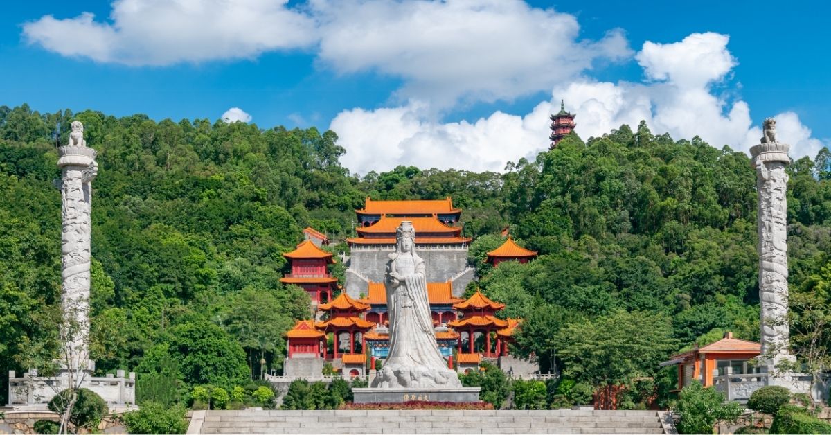 วัดหนานซา เทียนหัว (Nansha Tianhou Temple) เป็นหนึ่งในสถานที่ท่องเที่ยวเชิงวัฒนธรรม