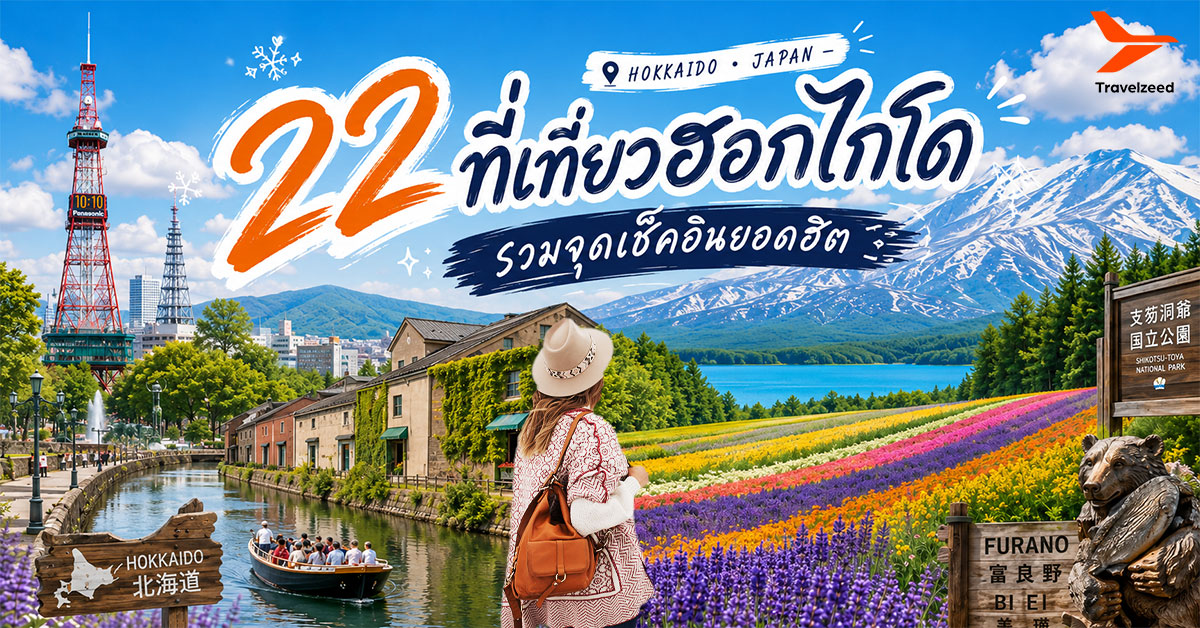 รวมจุดเช็คอิน ที่เที่ยวฮอกไกโด