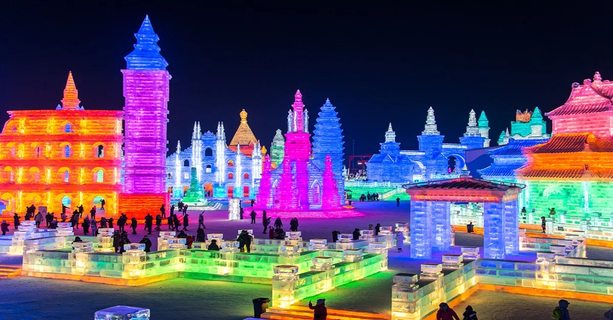 ทัวร์จีน ฮาร์บิน ตะลุยเมืองน้ำแข็ง พักหมู่บ้านหิมะสโนว์ทาวน์