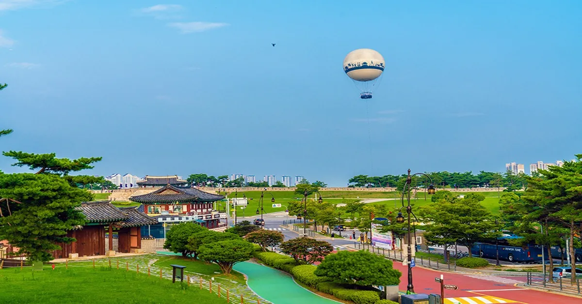 ทัวร์เกาหลี โซล ซูวอน ตะลุยพิกัดล้ำ อควาเรียมมีเดียอาร์ต บอลลูนยักษ์ Flying Suwon