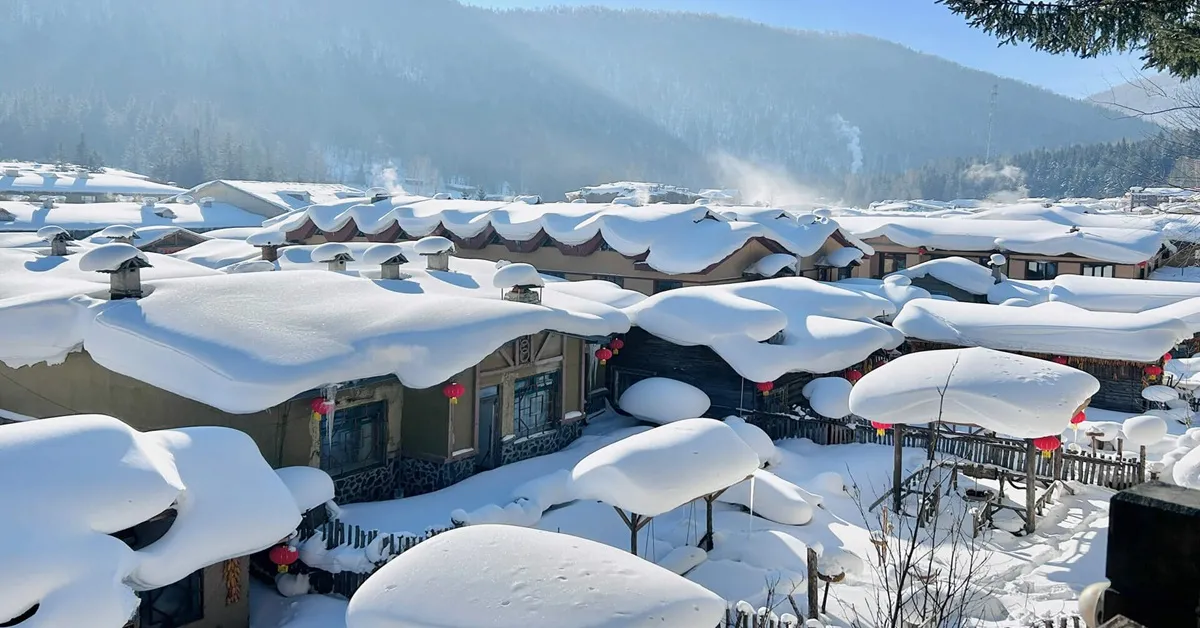 ทัวร์จีน ฮาร์บิน มู่ตันเจียน ยาปูลี่ Harbin Ice and Snow World หมู่บ้านหิมะ โบสถ์เซ็นโซเฟีย นั่งกระเช้าไฟฟ้าข้ามแม่น้ำซงฮวา