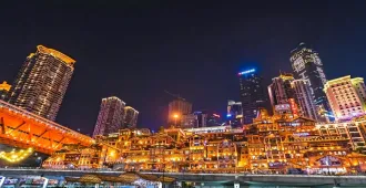 ทัวร์จีน ฉงชิ่ง รถไฟทะลุตึก ตะลุยหงหยาต้ง เช็คอินมุมลับ Chongqing Circle