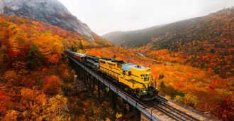 ทัวร์อเมริกา แคนาดา นั่งรถไฟชมใบไม้เปลี่ยนสีสุดโรแมนติก แห่งนิวอิงแลนด์และมอนทรีออล (บินภายใน 1 ขา)