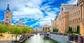 ทัวร์จีน ต้าเหลียน ล่องเรือเวนิสต้าเหลียน จัตุรัสชิงไห่ สะพานชิงไห่วาน
