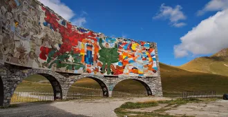 Grand Georgia Tbilisi Caucasus Mountains Gergety Church - ทัวร์แกรนด์ จอร์เจีย ทบิลิซี เทือกเขาคอเคซัส โบสถ์เกอร์เกตี้