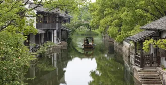 ทัวรืจีน เซี่ยงไฮ้ หางโจว ถงเซียง ล่องเรือทะเลสาบซีหู หมู่บ้านโบราณผู่หยวน