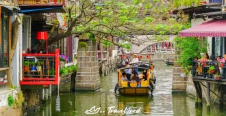 ทัวร์จีน เซี่ยงไฮ้ เมืองโบราณจูเจียเจี่ยว ตลาดร้อยปีเฉินหวังเมี่ยว หาดเจ้าพ่อเซี่ยงไฮ้