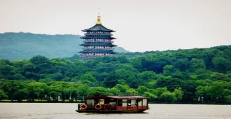 ทัวร์จีน เซี่ยงไฮ้ หางโจว ถงเซียง ล่องเรือทะเลสาบซีหู หมู่บ้านโบราณผู่หยวน