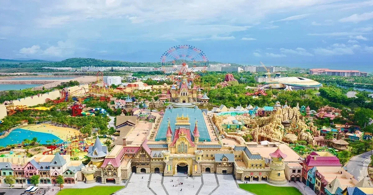 เวียดนามใต้ ฟูก๊วก สวนสนุก Vin Wonder ชมพระอาทิตย์ตก เมดิเตอเรเนียน ทาวร์