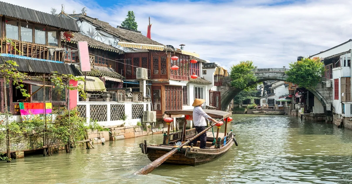 ทัวร์จีน เซี่ยงไฮ้ เมืองโบราณจูเจียเจี่ยว ตึกเรือหลุยส์วิตตอง เดอะบันด์