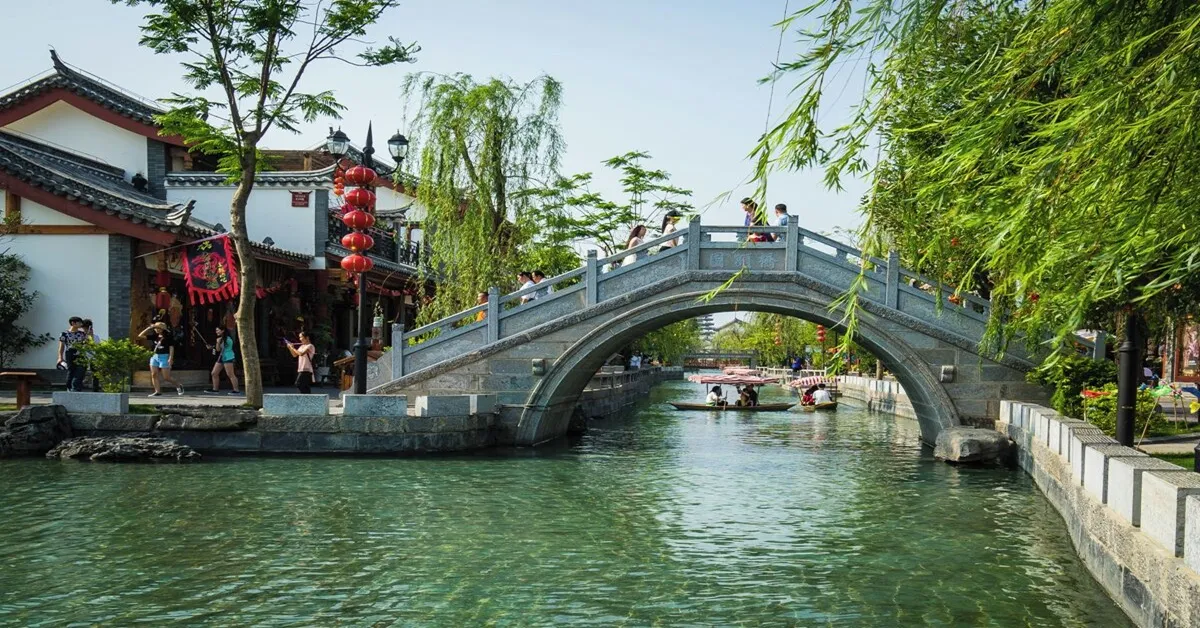 ทัวร์จีน เซี่ยงไฮ้ ล่องเรือเมืองโบราณจูเจียเจียว หาดไวทาน