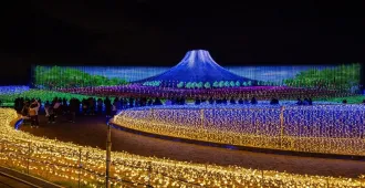 ทัวร์ญี่ปุ่น ซุปตาร์ โอซาก้า เกียวโต โอบาระ ชมงานประดับไฟ หมู่บ้านนาบานะ โนะ ซาโตะ