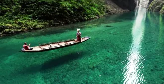 ทัวร์จีน อี๋ซาง เอินซือ ผิงซานแกรนด์แคนยอน ถ้ำเกร็ดมังกร ล่องเรือแม่น้ำก้งสุ่ย