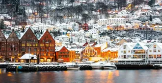 ทัวร์นอเวย์ ออสโล  เบอร์เกน ทะเลสาบ Geilo Badestrand โบสถ์ Geilo cultural ล่องเรือฟยอร์ด