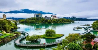 ทัวร์ไต้หวัน ไทจง จีหลง ไทเป เกาะเหอผิง ล่องเรือสุริยันจันทรา