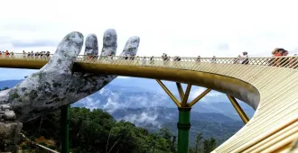 ทัวร์เวียดนามกลาง ดานัง บานาฮิลล์ สะพานมือสีทอง เมืองโบราณฮอยอัน สะพานมังกร (พักบานาฮิลล์ 2 คืน )