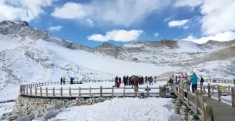 ทัวร์จีน เฉิงตู ตูเจียงเอี้ยน อุทยานต๋ากู่การ์เซีย สะพานหนานเฉียว หมู่บ้านหยางหรงฮาเต๋อ ใบไม้เปลี่ยนสี