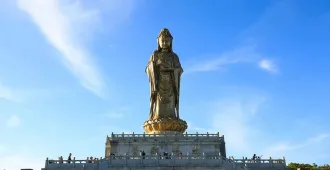 ทัวร์จีน เซี่ยงไฮ้ เกาะผู่โถ่วซาน เมืองโบราณผานหลงกู้เจิ้น หาดว่ายทาน วัดพระหยกขาว
