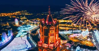 ทัวร์ญี่ปุ่น นางาซากิ คิวชู สวนสนุก Huis Ten Bosch ทีมแล็บฟุคุโอกะ