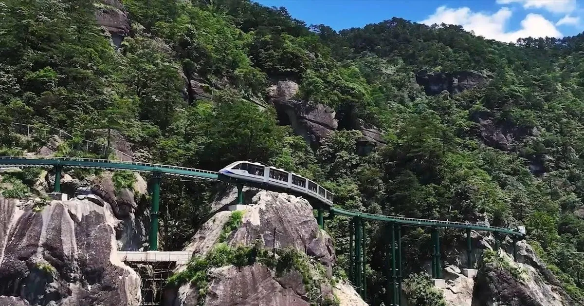 ทัวร์จีน เจียงซี รถไฟริมผาต้าเจว่ซาน ถ้ำหลงโยว วัดแขวนต้าฉือเหยียน