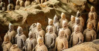 ทัวร์จีน ซีอาน อุทยานภูเขาหิมะหลงโถวซาน สุสานทหารจิ๋นซี