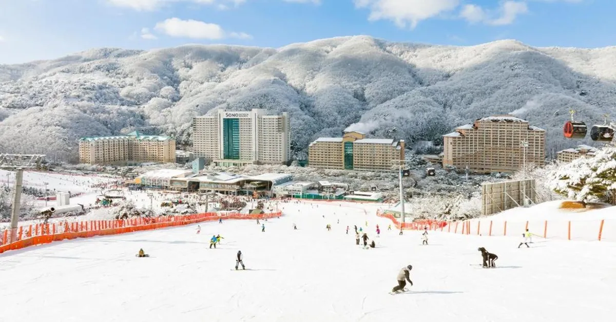 ทัวร์เกาหลี โซล สกีรีสอร์ทVIVALDI PARK เกาะนามิ พระราชวังเคียงบก