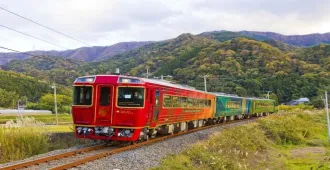 ทัวร์ญี่ปุ่น โอซาก้า โอคายาม่า โทคุชิม่า นั่งรถไฟเซ็นเน็นโมโนกาตาริ