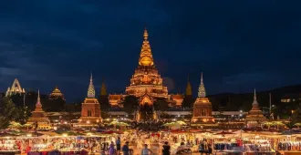 ทัวร์จีน ลาว สิบสองปันนา หลวงพระบาง วัดเชียงทอง น้ำตกตาดกวางสี เก้าจอมสิบสองเชียง