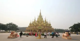 ทัวร์จีน สิบสองปันนา มหาเจดีย์ทอง วัดหลวงเมืองลื้อ พระธาตุปางเยื้อ ตลาดน้ำตกหกประเทศ