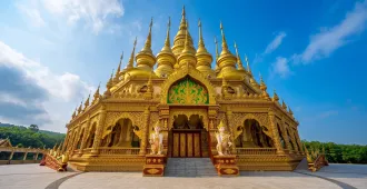 ทัวร์จีน สิบสองปันนา มหาเจดีย์ทอง วัดหลวงเมืองลื้อ พระธาตุปางเยื้อ